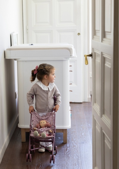 Pasito a pasito Lalka Bibi szmaciana przytulanka laleczka Cherry Flowe 35cm