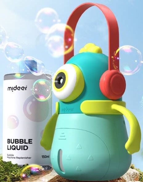 mideer Grający automat do baniek - Potwór bańkotwórca (Z płynem)