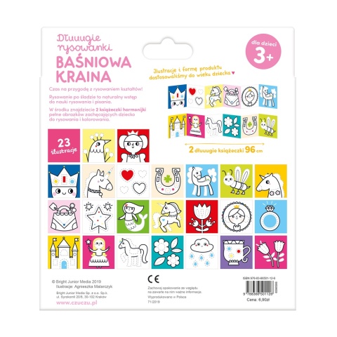 Długie rysowanki 3+ Rysuję po śladzie. Baśniowa Kraina