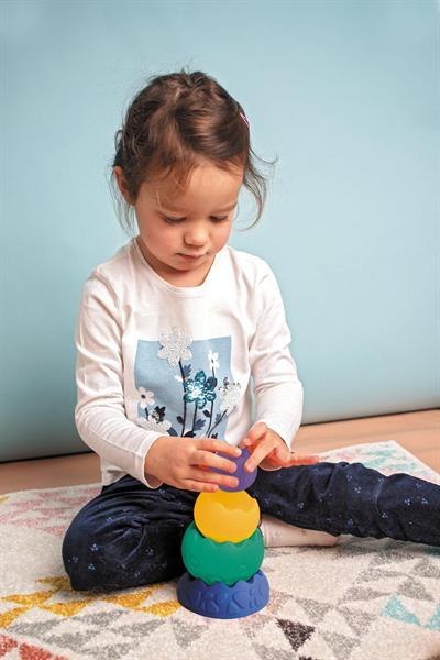 HENCZ Piramida sensoryczna, pastelowa