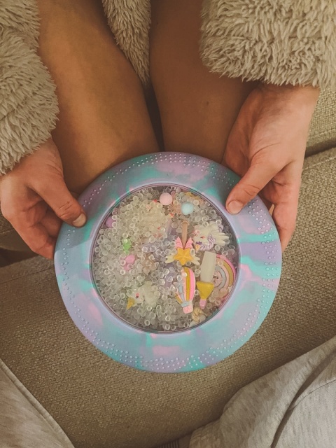 Jellystone, Sensoryczny dysk z figurkami A-Ku-Ku! Peekaboo, motyw Jednorożec