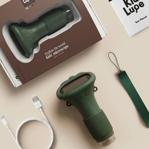 KidLupe Mikroskop dziecięcy - Zielony