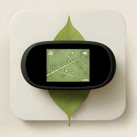 KidLupe Mikroskop z funkcją lornetki - Zielony