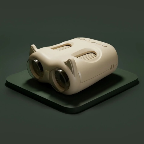 KidLupe Mikroskop z funkcją lornetki - Beige