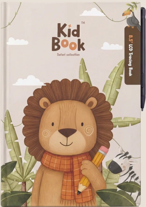 KidLupe Tablet Graficzny z kartami pracy do rysowania - KidBook - Safari