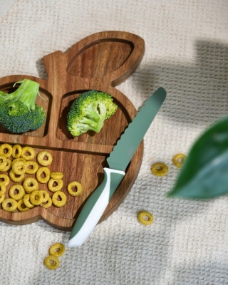 KiddiKutter, Bezpieczny nóż do nauki krojenia dla dzieci, KIWI