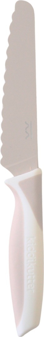 KiddiKutter, Bezpieczny nóż do nauki krojenia dla dzieci, CREAM, lekki