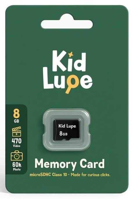 KidLupe Karta pamięci SD 8GB do mikroskopu – tysiące zdjęć i filmów