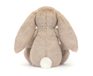 Jellycat Króliczek z kwiecistymi uszami beżowy Petal 31 cm