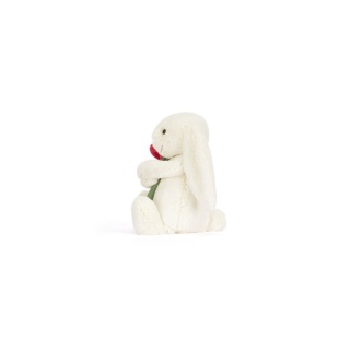 Jellycat Wesoły Króliczek z Różą 31 cm