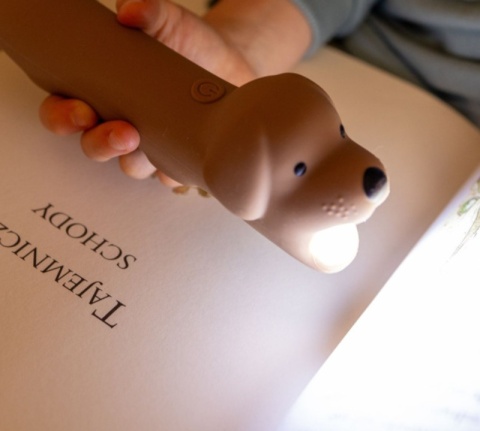 RABBIT & FRIENDS LATARKA PIES BUDDY LAMPKA DLA DZIECI SILIKON USB NIE RAZI