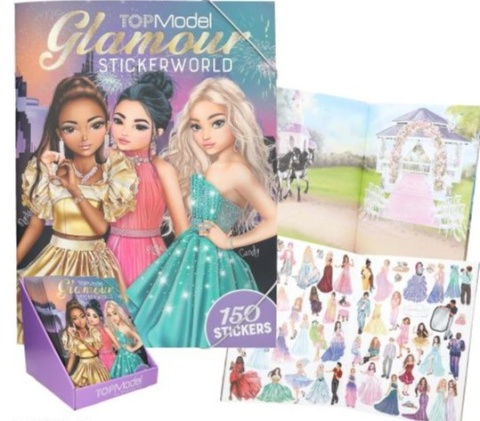 TOPMODEL ZESTAW Z NAKLEJKAMI GLAMOUR