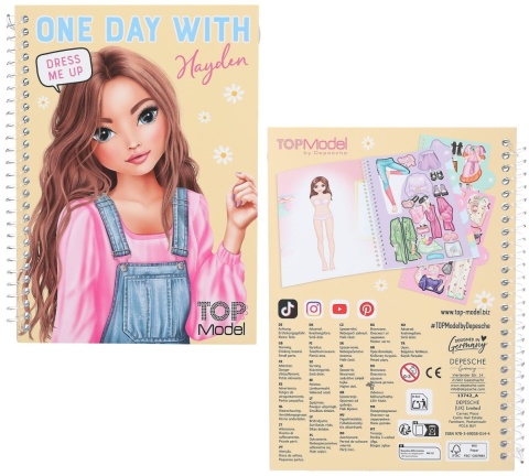 Top Model Zestaw Dress Me Up One day - Hayden