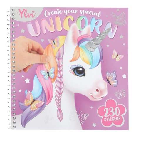 Top Model Zestaw z naklejkami Create your Unicorn Jednorożec Ylvi