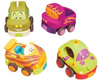 B.TOYS Wheeee-ls! – zestaw 4 autek z napędem