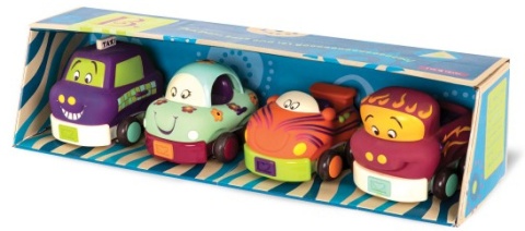 B.TOYS Wheeee-ls! – zestaw 4 autek z napędem