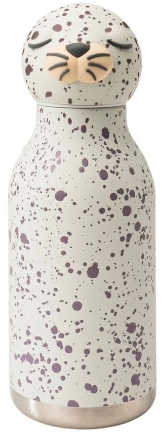 Bestie Asobu Butelka termiczna ze słomką – Foka 460 ml