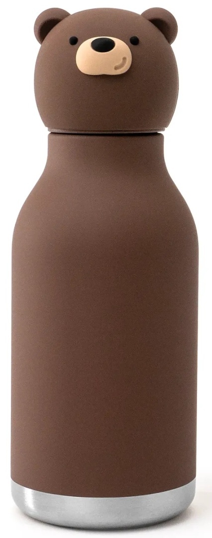 Bestie Asobu Butelka termiczna ze słomką – Niedźwiedź 460 ml