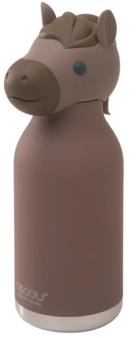 Bestie AsobuButelka termiczna ze słomką – Koń 460 ml