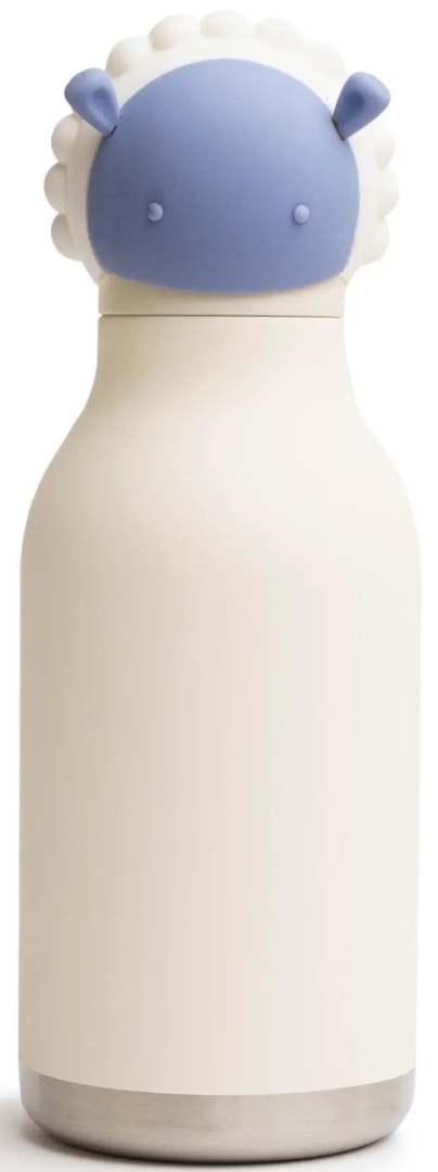 Bestie Asobu Butelka termiczna ze słomką – Owca biała 460 ml