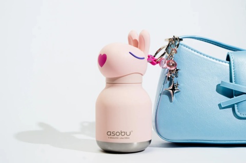 Bestie AsobuButelka termiczna Mini – Królik 200 ml