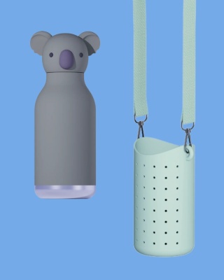 Bestie Sling Asobu Etui na butelkę z paskiem – zielone