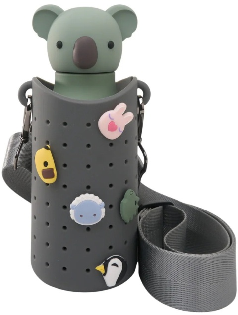 Bestie Sling Asobu Etui na butelkę z paskiem – szare