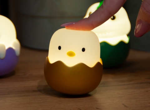 EGGY'S MYSTERY LIGHTS - Mini lampka niespodzianka brelok świeci Eggy&Friend