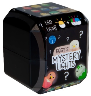 EGGY'S MYSTERY LIGHTS - Mini lampka niespodzianka brelok świeci Eggy&Friend