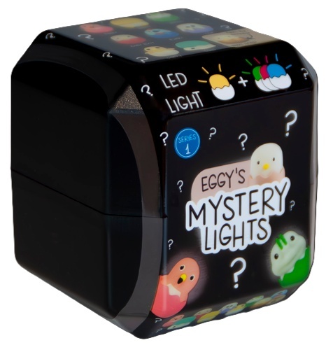 EGGY'S MYSTERY LIGHTS - Mini lampka niespodzianka brelok świeci Eggy&Friend