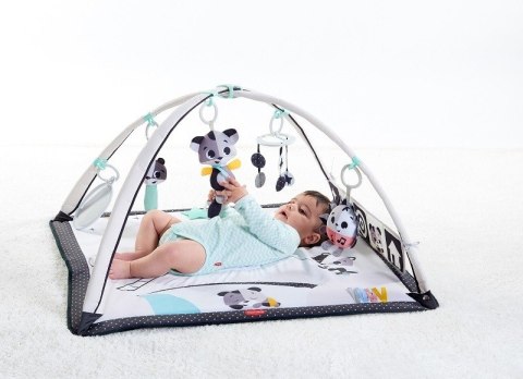 TINY LOVE INTERAKTYWNA MATA EDUKACYJNA KONTRASTOWA Z PAŁĄKAMI BIAŁO-CZARNA