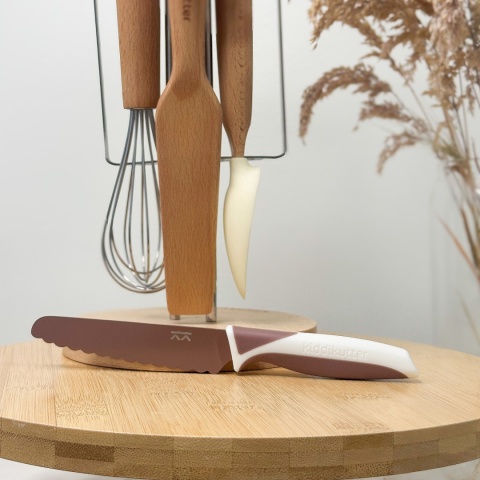 KiddiKutter, Bezpieczny nóż do nauki krojenia dla dzieci, MOKA, lekki