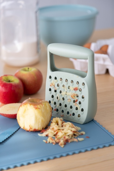 KiddiKutter, Tarka dla dzieci do warzyw bez ostrych krawędzi z rękawicą ochronną