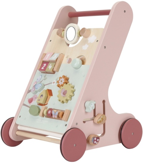 Little Dutch Drewniany chodzik edukacyjny Flowers & Butterflies FSC LD7106