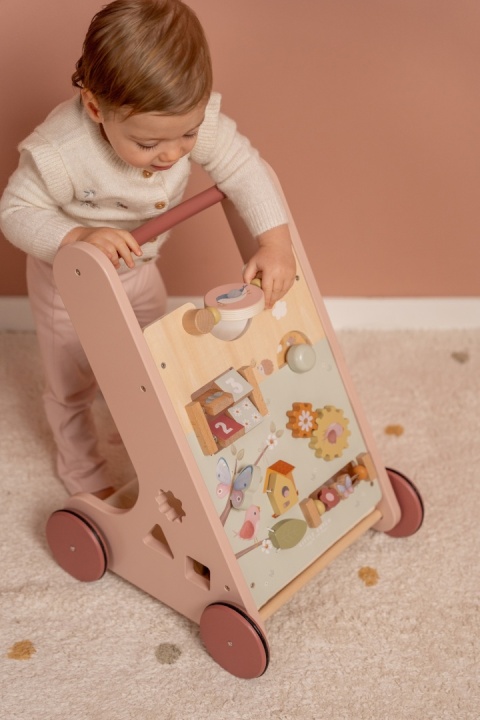 Little Dutch Drewniany chodzik edukacyjny Flowers & Butterflies FSC LD7106