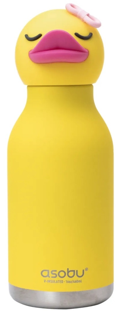 Bestie Asobu Butelka termiczna ze słomką – Kaczuszka 460 ml