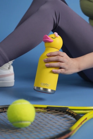 Bestie Asobu Butelka termiczna ze słomką – Kaczuszka 460 ml