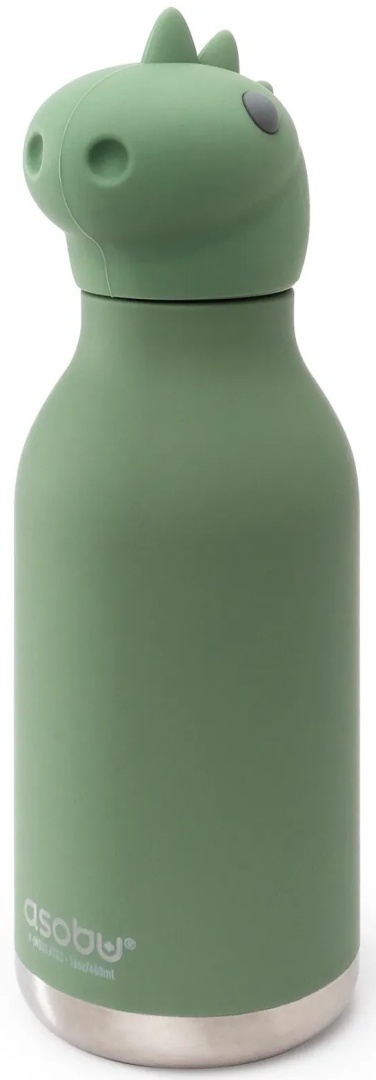 Bestie Asobu Butelka termiczna ze słomką – Dinozaur 460 ml