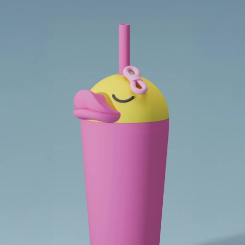 Bestie Tumbler Kubek termiczny – Kaczka 720 ml