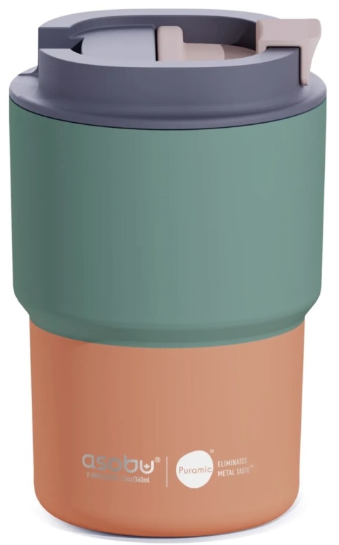 Asobu Kubek termiczny Coffee Express – pastel green 360 ml