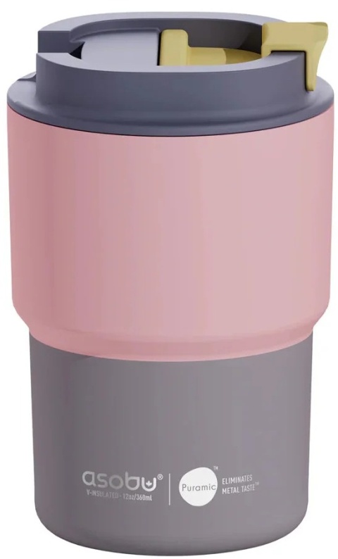 Asobu Kubek termiczny Coffee Express – pastel peach 360 ml