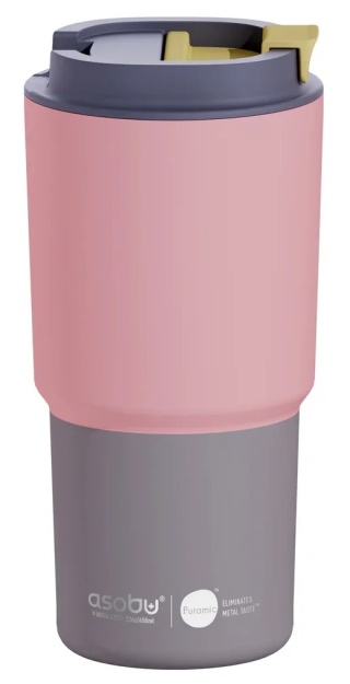 Asobu Kubek termiczny Pick Me Up– pastel peach 650 ml
