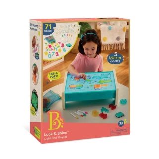 B.TOYS pulpit podświetlany edukacyjny stolik do rysowania Look&Shine 71 el
