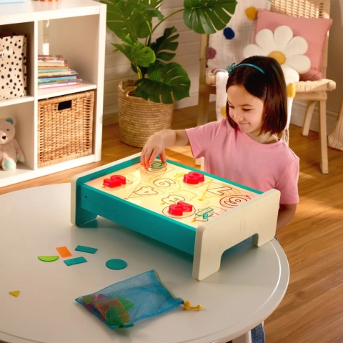B.TOYS pulpit podświetlany edukacyjny stolik do rysowania Look&Shine 71 el