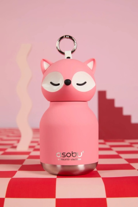 Bestie Asobu Butelka termiczna Mini – Różowy Lis 200 ml