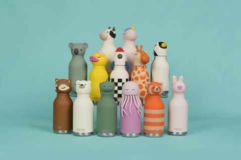 Bestie AsobuButelka termiczna ze słomką – Koala 460 ml