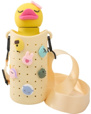 Bestie Sling Asobu Etui na butelkę z paskiem – żółte