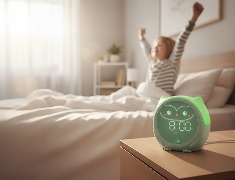 Cloud B Sowa Owlie - Trener snu z funkcją budzika Budzik - Sowa