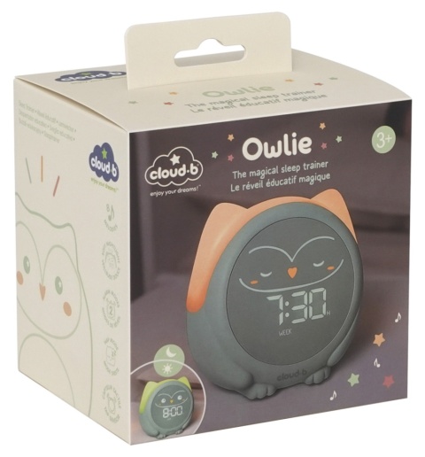Cloud B Sowa Owlie - Trener snu z funkcją budzika Budzik - Sowa