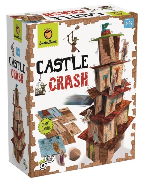 LUDATTICA CASTLE CRASH – gra rodzinna – Kto zbuduje wyższy ZAMEK?